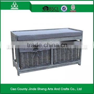 China Factory Wholesale Shoe Wooden Bench / Shoe Changing Bench photo-5