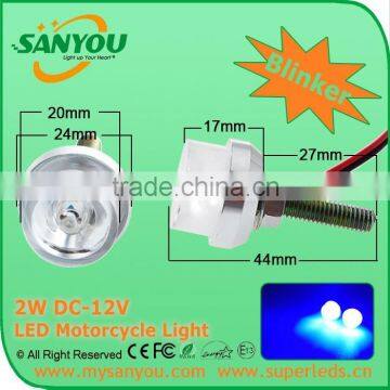 2014 Sanyou Led 2w Led Motorcycle Blinker Light