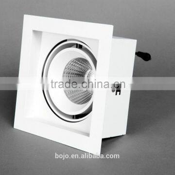 Downlighting led 20w cob recessed led grille light