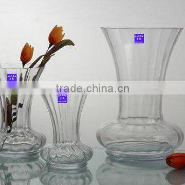 hand blown glass flower vase