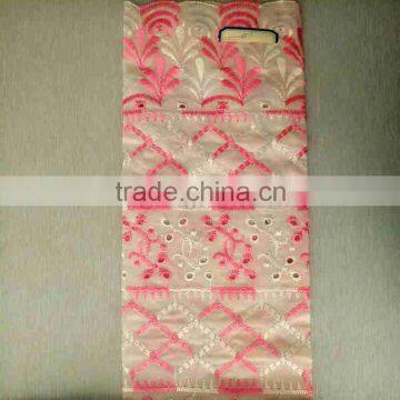 CHINA SUPPLIER T/C HEAVY ALLOVER EMBROIDERY FABRIC photo-4