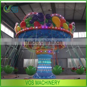 Amusement park funny and attractive watermelon fruit flying chair rides cheap price hot sale