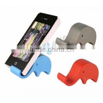 Stand Accessories Elephant Shaped Silicone Mobile Phone Holder Stand