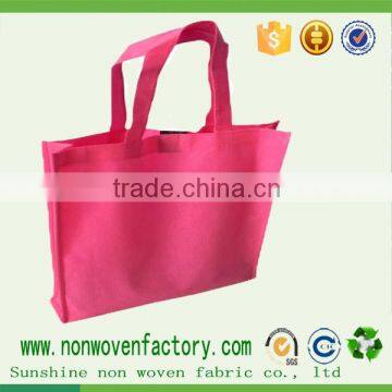 China factory vergin pp non woven raw material for shopping bags