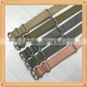 High quality zulu ring 1 piece canvas wrist watch strap