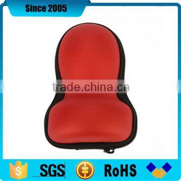 Custom Shape Red pu Leather Eva Travel Zipper Case photo-2