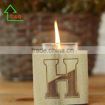 2016 Unique Creative Cheap Tealight Wooden Home Candle Holder