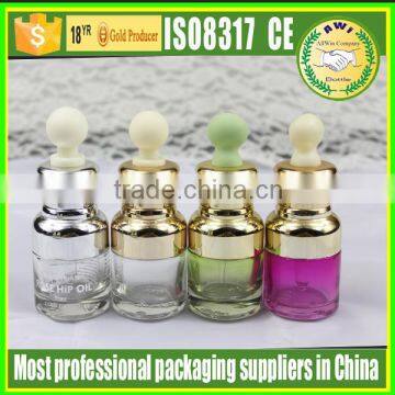 1.7oz high-grade luxury empty glass dropper bottle for e liquid and essential oil