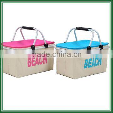 aluminium frame insulated foldable picnic baskets