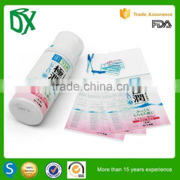 Cheapest transparent bottle warpping shirnk label with customized gravure printing