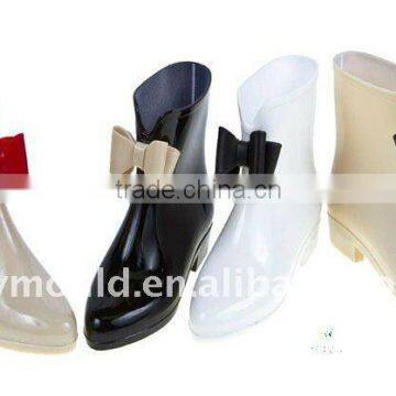 Lady fashion ankle garden rain boots