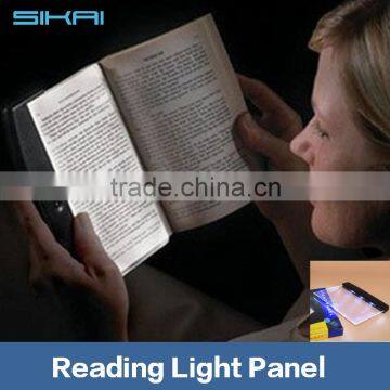 LED Magic Reading Lamp Light Panel Book Light Wedge Travel
