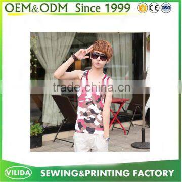Mens Cheap Dry Fit Sublimation Bulk Loose Tank Tops OEM photo-4