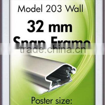Hotsell Indoor Advertising Board Frame With Round Corner, Aluminum Advertising Frame photo-2