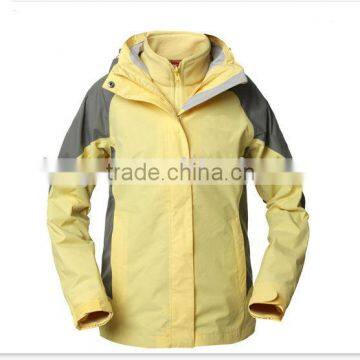 yellow windbreaker water jacket