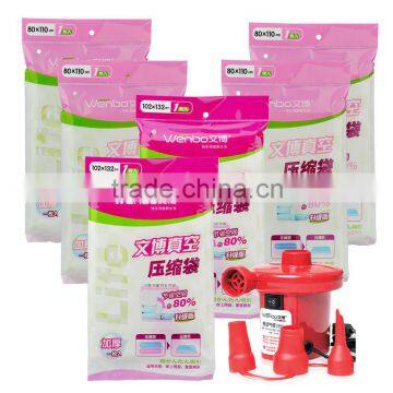 Eco-friendly vacuum storge bag for cloth