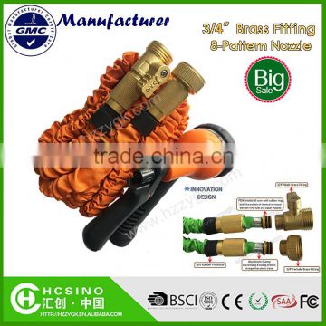 Brass Fitting Expandable Garden Hose Super Quality with New Innovation Inner tube and fitting