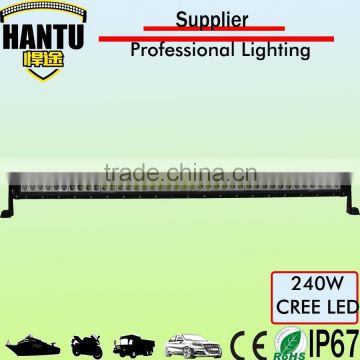 led driving light bar 240w 52.8'' waterproof headlight for wrangler/suv