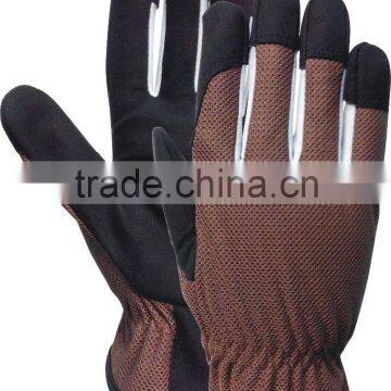 Stylish Water Repllent Mesh Gardening Glove/Mechanics Glove