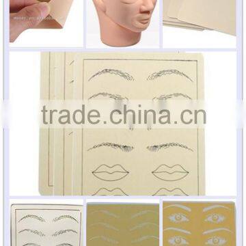 Permanent Makeup Eyebrow Practice Skin,Make up Cosmetic Tattoo Practice,Eyebrows Tattoo Practice Skin ,Fake Tattoo Practice photo-4