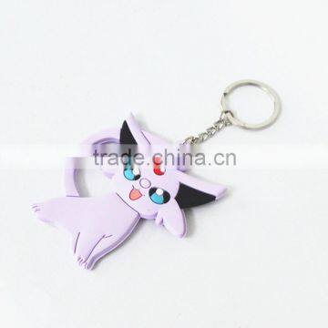 Wholesale Keychain Customer Animation Shaped PVC Key ring