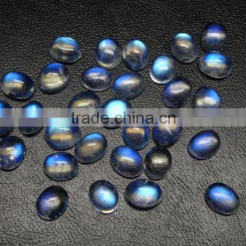 Natural Gemstone Type and Rainbow Moonstone Gemstone Material Cabchon Rainbow Moonstone photo-3