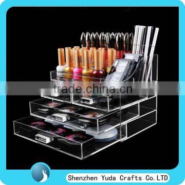 Retail Shop Plexiglass Jewelry Organizer Storage Box Acrylic Material Clear Jewelry Drawers