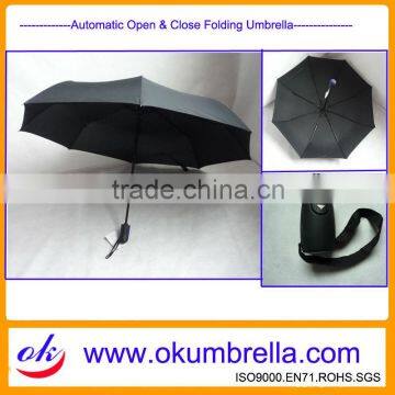 Auto Open&Close Advertising 2 Folding Umbrella Manufacturer