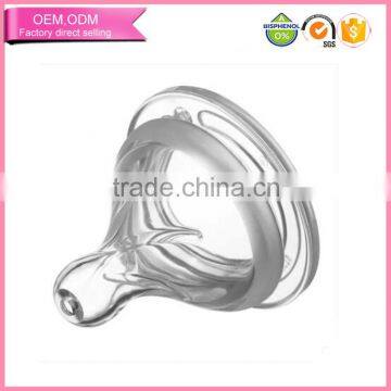 Newborn Accessaries 100% Food Grade Classic Silicone Nipple for Baby Feeding Bottles photo-3