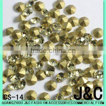 jonquil A grade loose rhinestone