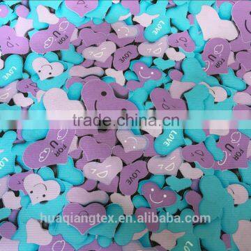 cartoon heart print polyester ripstop fabric for children