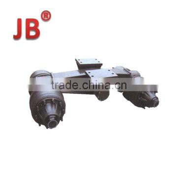 Four axle cantilever suspension trailer stub axle