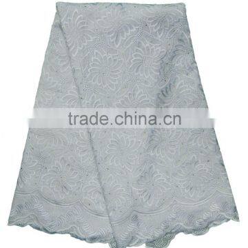 2015 wholesale china swiss cotton voile lace fabric H56-6