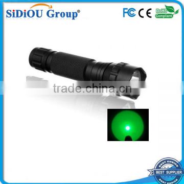 green led flashlight laser designator flashlight