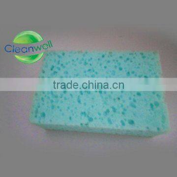 Blue PU scrubber sponge