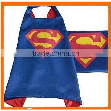 Hot Sale Halloween Kids Super Hero Capes Blue Color Superhero Cap With Masks