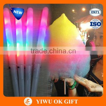 Factory Price LED Flashing Cotton Candy Sticks Glow Sticks