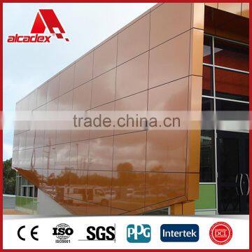 pvdf coating color alucobond exterior wall cladding panels