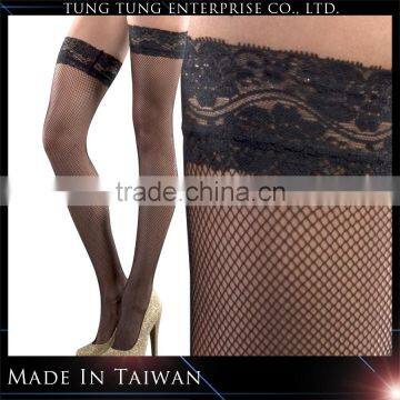 Taiwan Factory Women Hot Fishnet Stockings Lace