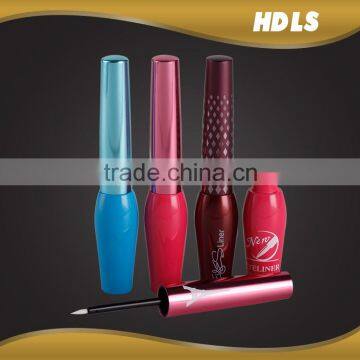 OEM/ODM customized luxury golden plastic cosmetic empty eyeliner container/eyliner bottle /eyeliner tube