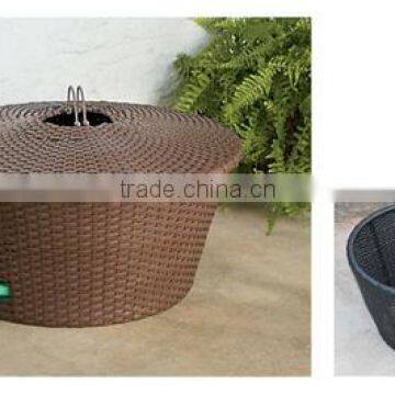 Water Pipe Storage Box Rattan Patio Furniture photo-2