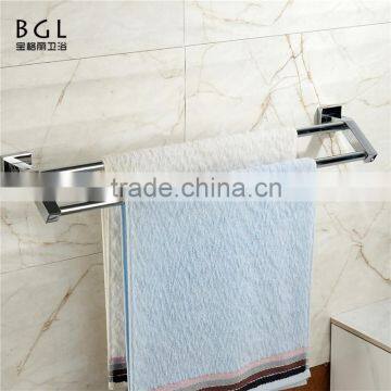 2015news bathroom accessories zinc alloy towel bar chrome best price double towel bar