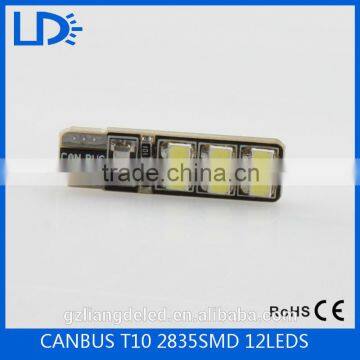 Super Bright Led Auto Bulb Light T10 2835smd 12leds