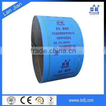 China steel cord plain stainless steel rubber conveyor belt