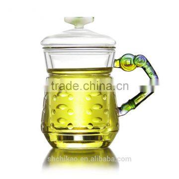 transparent Drinking Glass Cup With Handle