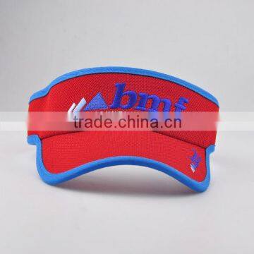 adjustable visor hat/foam mesh sun visor hat