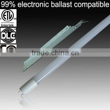 DLC UL ETL dual driver Clear or Frosted cover T5 T8 compatible led tube