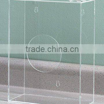 acrylic dispenser box for disposable cap or hairnet