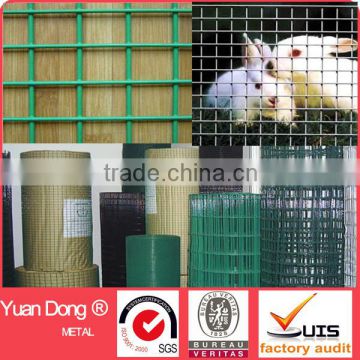 stainless steel/hot dipped galvanized/pvc coated welded wire mesh