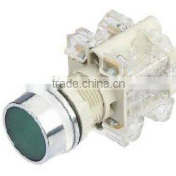 high grade 22mm 30mm green flat momentary contact mechanical push button switch T2BFR